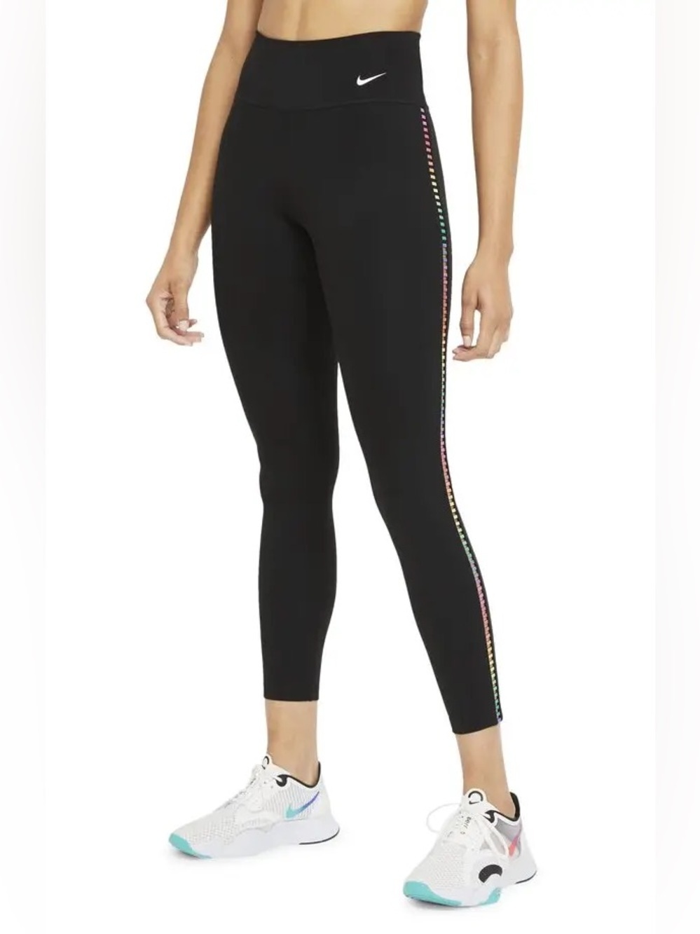 Nike Dri-FIT One Rainbow Ladder Leggings